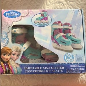 Brand new Frozen ice skates/inline skates